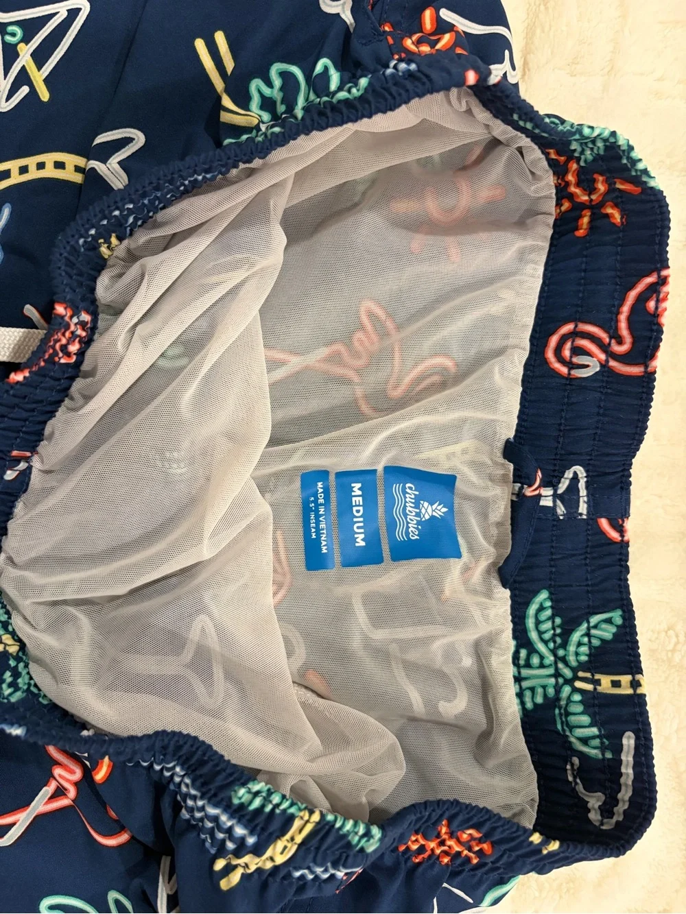 chubbies navy swim